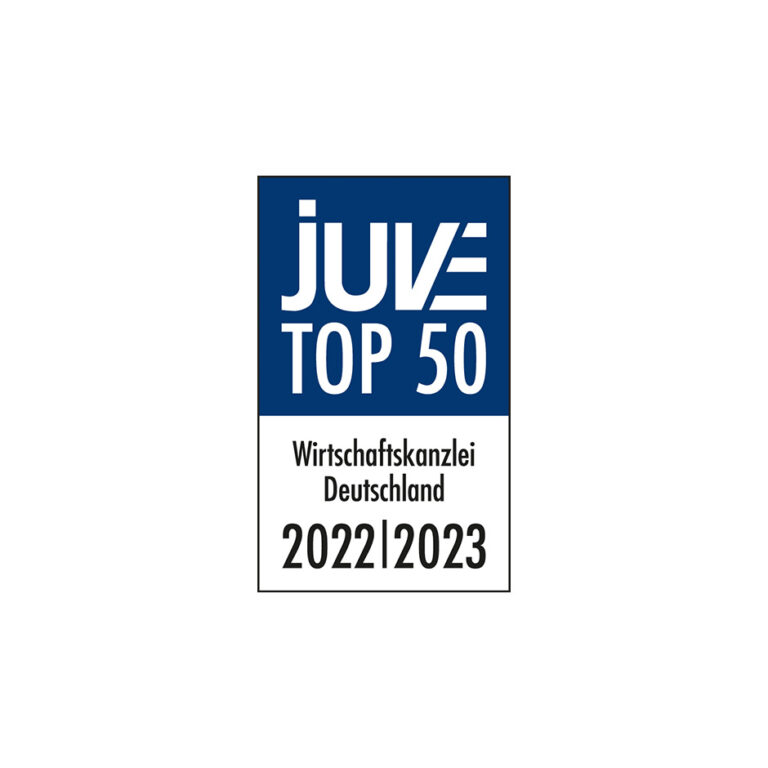 TOP 50 Wirtschaftskanzlei | JUVE Handbuch 2022/2023
